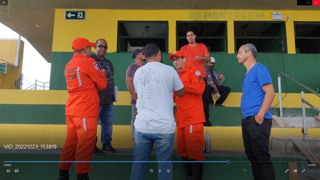 Camacã: Bombeiros fazem vistorias no Estádio Ribeirão e laudos são aprovados para jogos do campeonato baiano